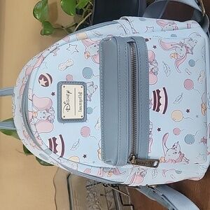 Disney Loungefly Dumbo Pastel Blue Mini Backpack